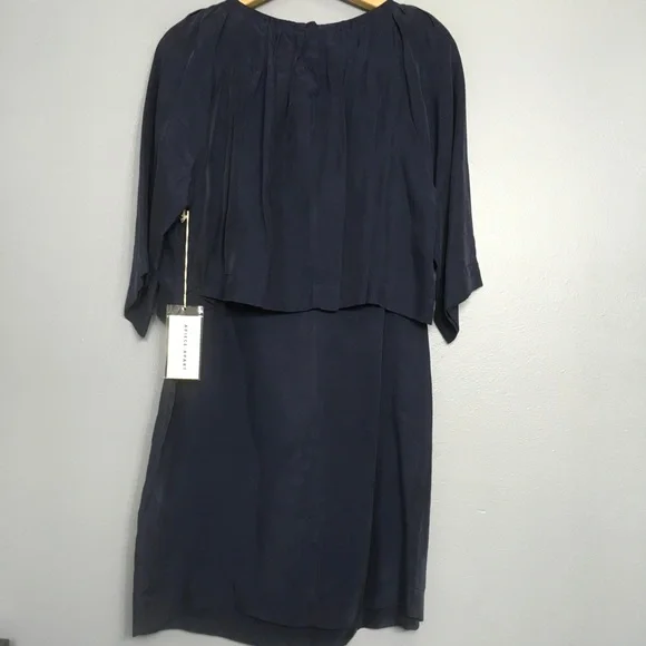 APIECE APART | navy max vogue cupro dress 4 - Picture 7 of 7